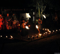 Feuernacht im Mittelaltercenter auf Bornholm