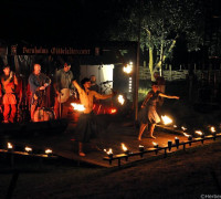 Feuernacht im Mittelaltercenter auf Bornholm