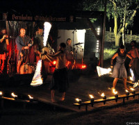 Feuernacht im Mittelaltercenter auf Bornholm