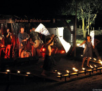 Feuernacht im Mittelaltercenter auf Bornholm