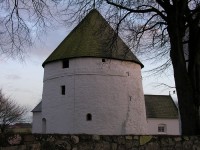 Die Nylars kirke in Nylars auf Bornholm
